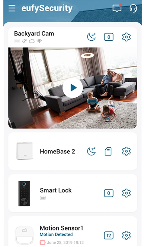 Eufy Security Dashboard
