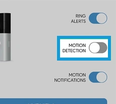 Disable Motion Detection