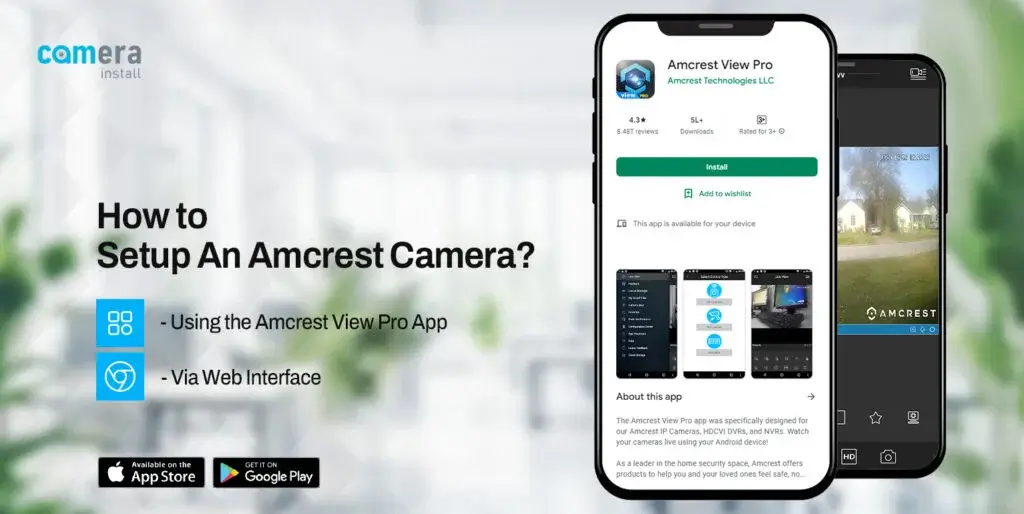 Amcrest Camera Setup